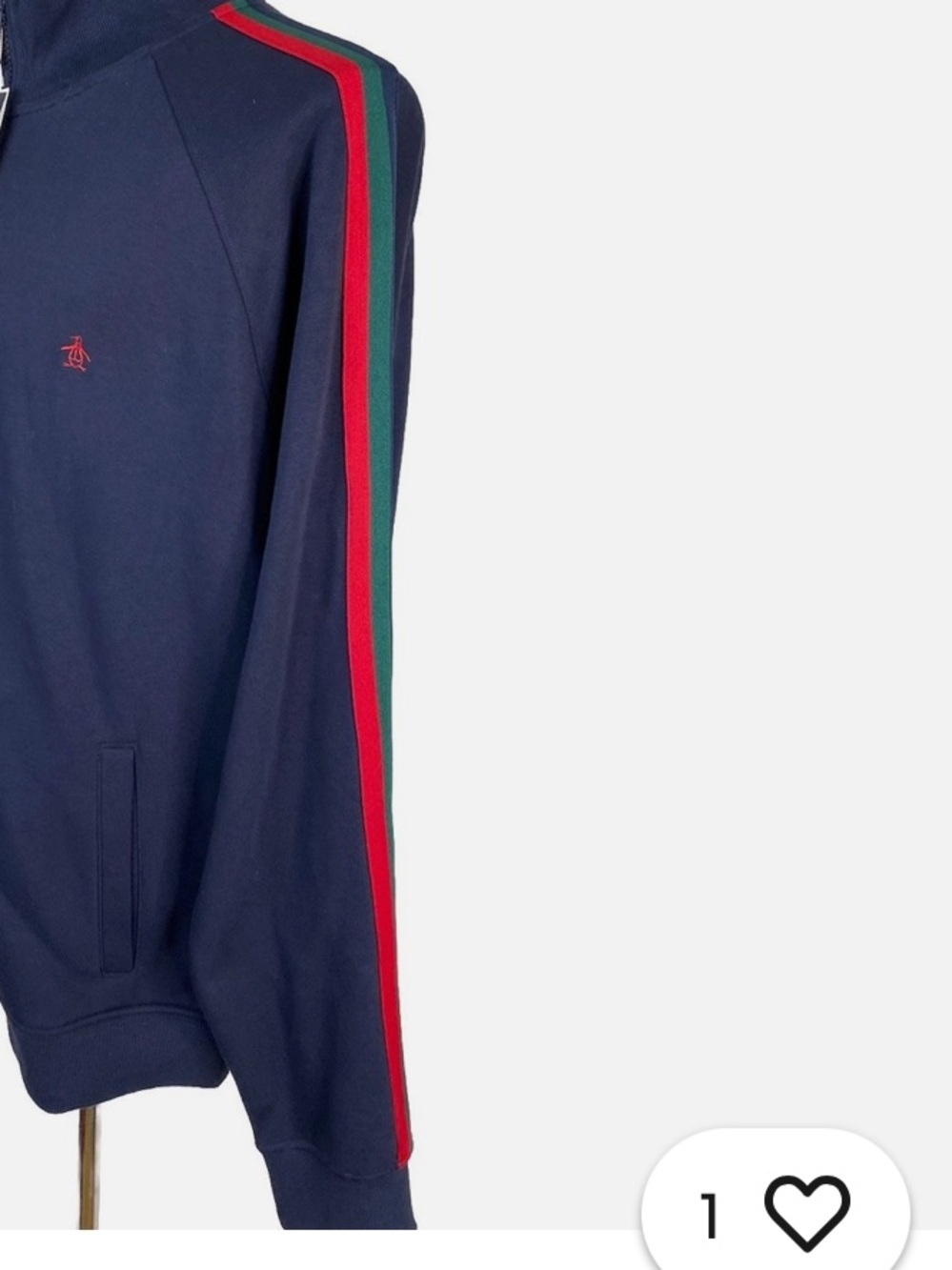 Jogger & jacket Tracking suit & Pants men with green red stripe lounge GG Gucci - Picture 5 of 16